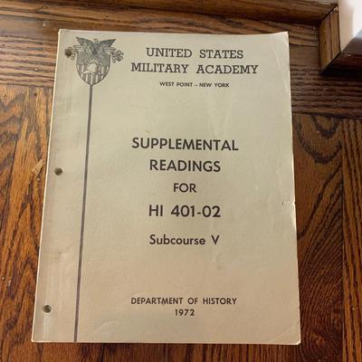 LOT 26: US Military Academy Books & More