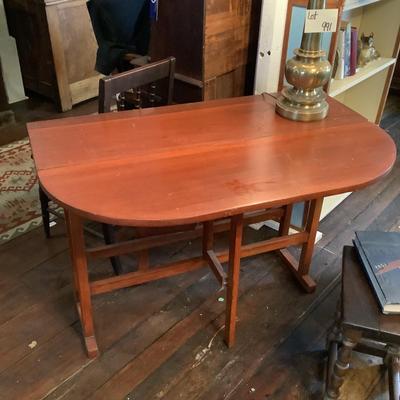 992 Vintage Cherry Dropleaf Table