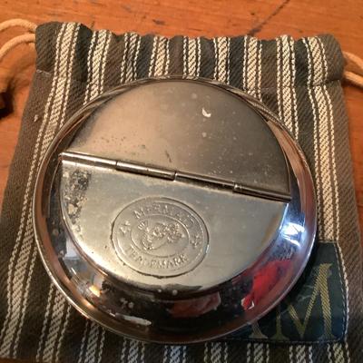 998 A&M Mermaid Travel Ashtray with 3 Marble, Granite Ashtrays