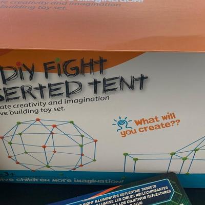 Game / Learning Lot - Nerf LED Rock Painting Custom Tent