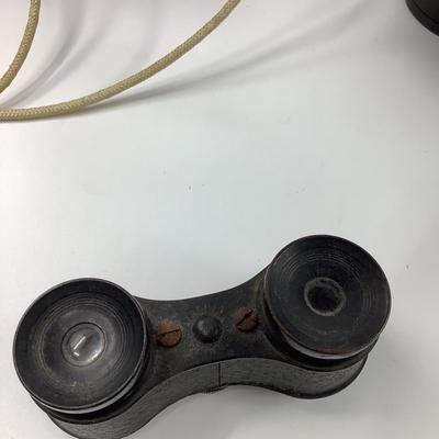1005 Vintage Binocular Lot with Leather Case