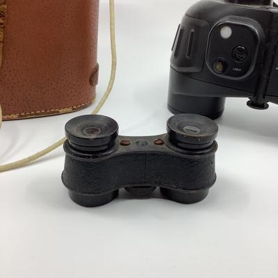 1005 Vintage Binocular Lot with Leather Case
