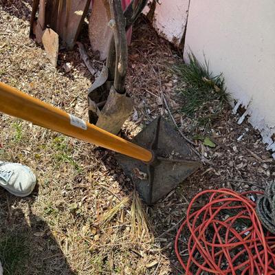 O 1153 One Rigid Posthole Digger & One True Temper Tamper