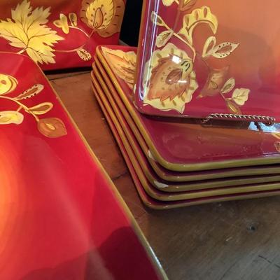 1007 Set of Gatesware Pottery Dishes