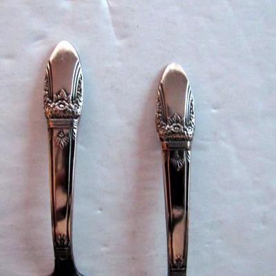 Vintage First Love Pattern, 1847 Rogers, International Silver Child's Spoon/Fork Set
