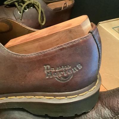 1016 Three Pairs of Mens Shoes Carhartt, LL Bean, Doc Martin