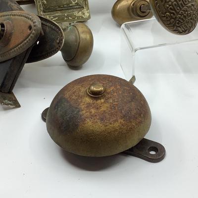 1022 Antique Brass Public School Door Knobs Hardware