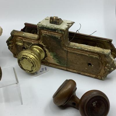 1022 Antique Brass Public School Door Knobs Hardware