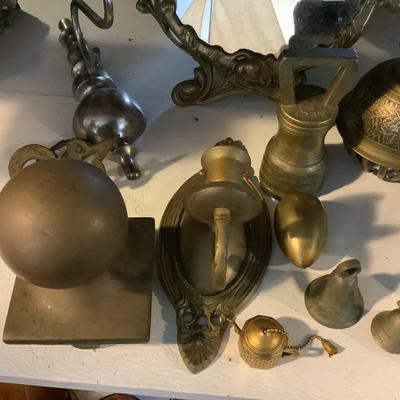 1024 Misc. Brass Bell, Frame, and Various Home Decor Lot