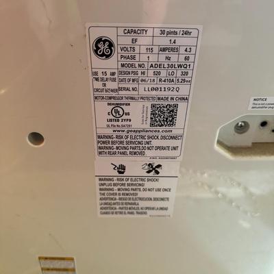 W 1167 General Electric Dehumidifier #2