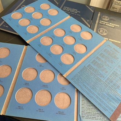 Empty Whitman Coin Collector Books - Silver Coins/Years