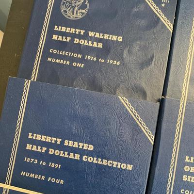 Empty Whitman Coin Collector Books - Silver Coins/Years