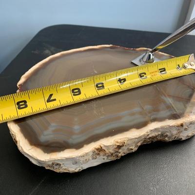 Vintage Gemport Geode Desk Top Pen Set