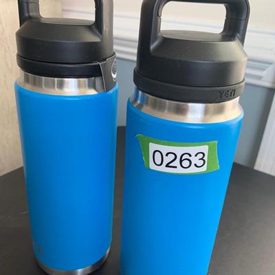 TWO Yeti Travel Cups