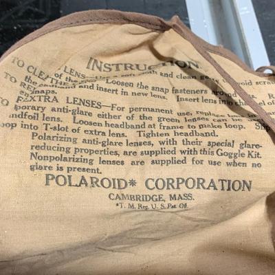 Korean War Era Polaroid Goggle Kits