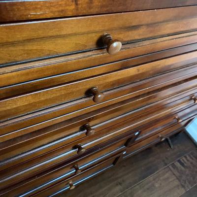 Martha Stewart Designs Heavy Wood Map/ Plans Storage Case