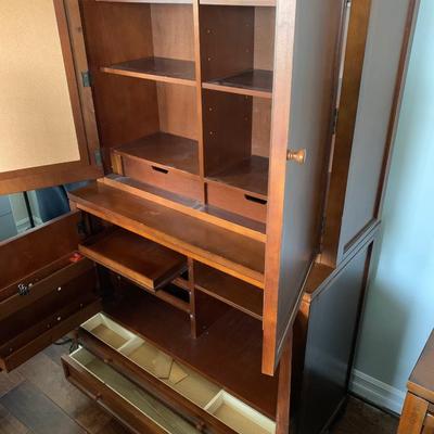 Martha Stewart Office / Bedroom / Living Room Heavy Wood Storage Cupboard
