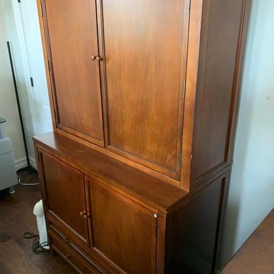 Martha Stewart Office / Bedroom / Living Room Heavy Wood Storage Cupboard