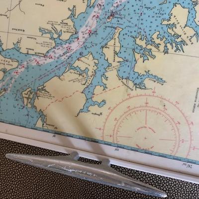 Chesapeake Bay Serving Tray - Cleat Handles