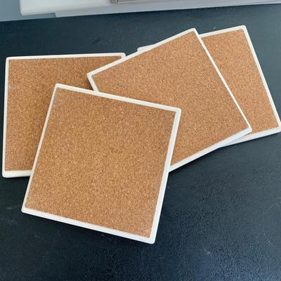Set of FOUR Nautical Drink Coasters Crab / Lobster