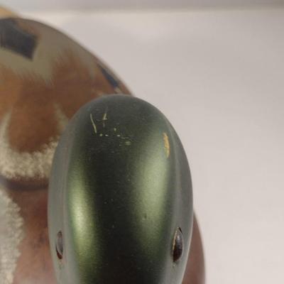 Painted Wooden Duck Decoy (#1)