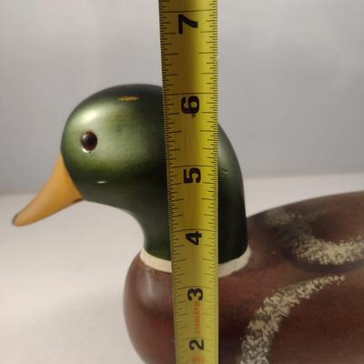 Painted Wooden Duck Decoy (#1)