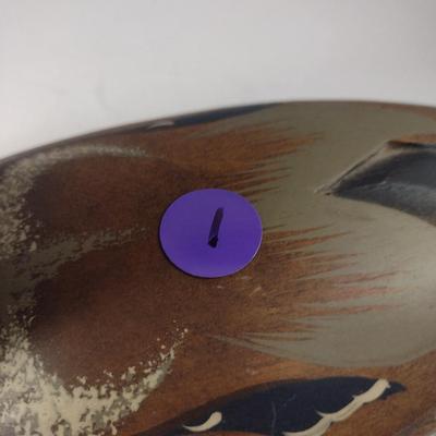 Painted Wooden Duck Decoy (#1)