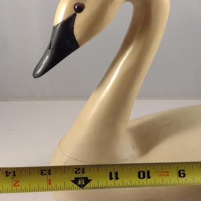 Painted Goose Creek Wooden Goose Decoy (#2)