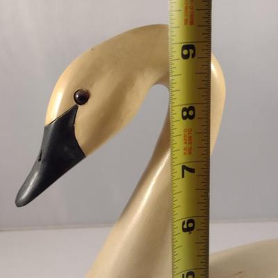 Painted Goose Creek Wooden Goose Decoy (#2)