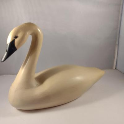 Painted Goose Creek Wooden Goose Decoy (#2)