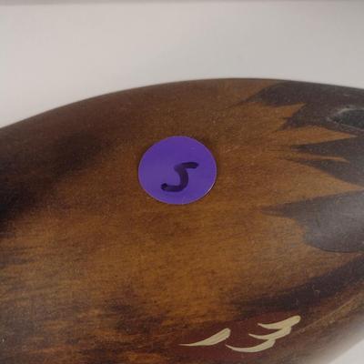 Painted Wooden Duck Decoy (#5)