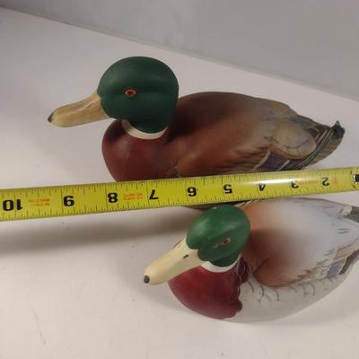Pair of Mallard Duck Figurines by Andrea (#13)