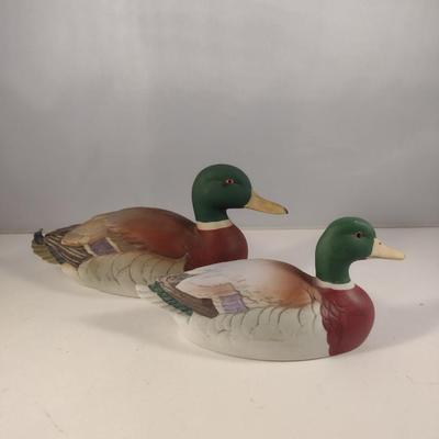 Pair of Mallard Duck Figurines by Andrea (#13)