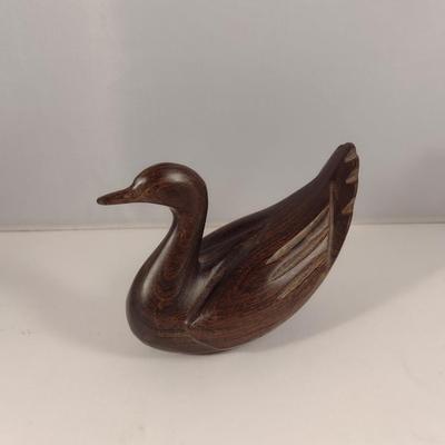 Carved Wooden Duck (#14)