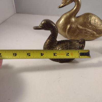 Collection of Metal Duck Figurines (#16)