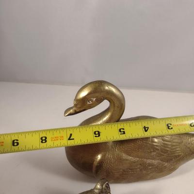 Collection of Metal Duck Figurines (#16)