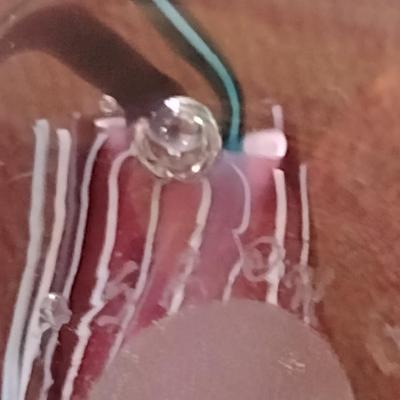 Art Glass Heart Shaped Paperweight