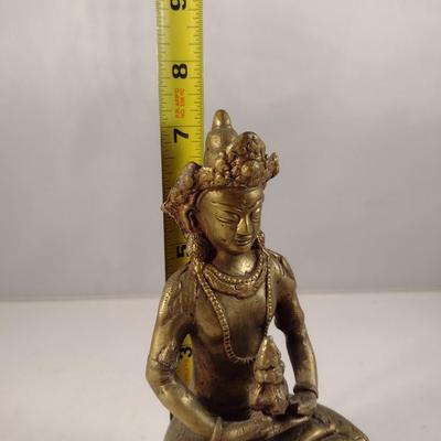 Metal Buddha Figurine