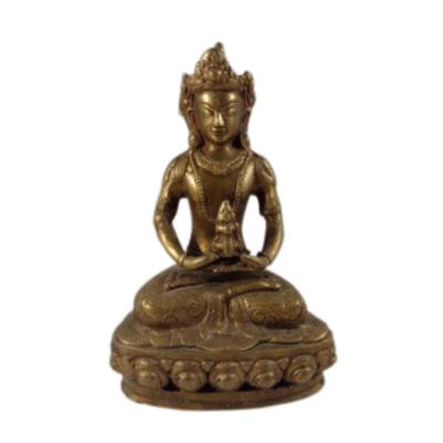 Metal Buddha Figurine
