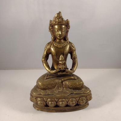 Metal Buddha Figurine