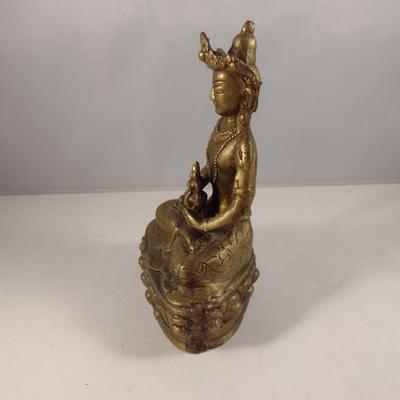 Metal Buddha Figurine