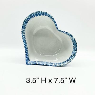 ABC EXCLUSIVE ~ Heart Shaped Nesting Stoneware Bowls