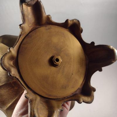 Cast Metal Pedestal Bowl