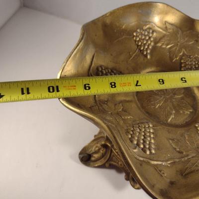 Cast Metal Pedestal Bowl