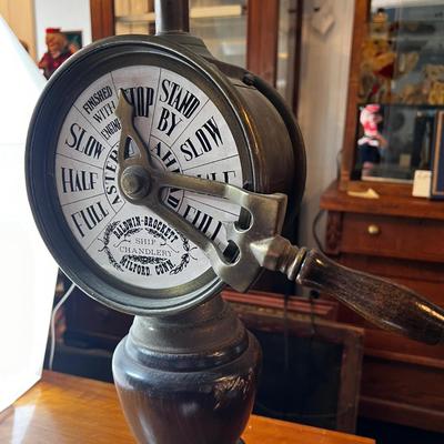 1295 Nautical Ships Telegraph Converted into Table Lamp