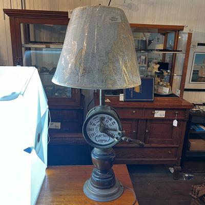 1295 Nautical Ships Telegraph Converted into Table Lamp