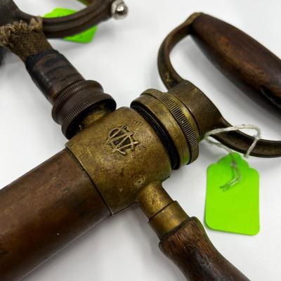 1297 Vintage Nautical Brass Boat Bilge Hand Pumps