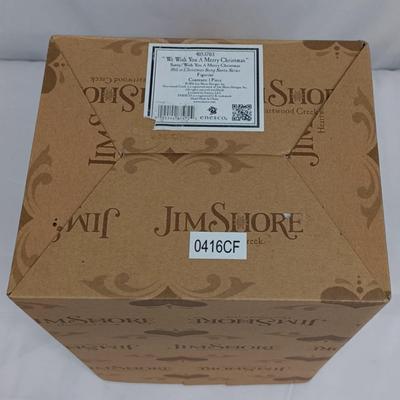 Jim Shore "We Wish You A Merry Christmas" Figurine
