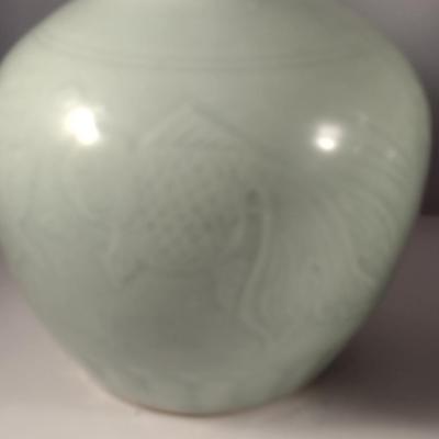 Pair of Glazed Ceramic Vases