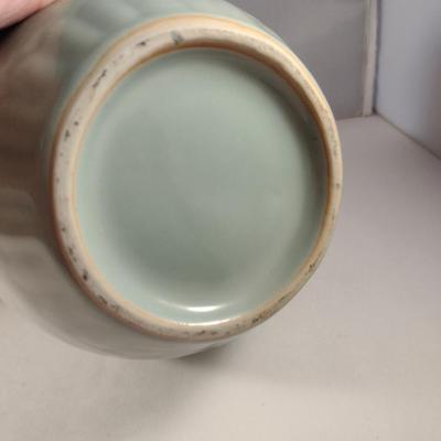 Pair of Glazed Ceramic Vases